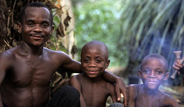 Father and Child (The Batwa of Uganda)