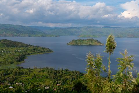 Rwanda Landscape Lake Kivu